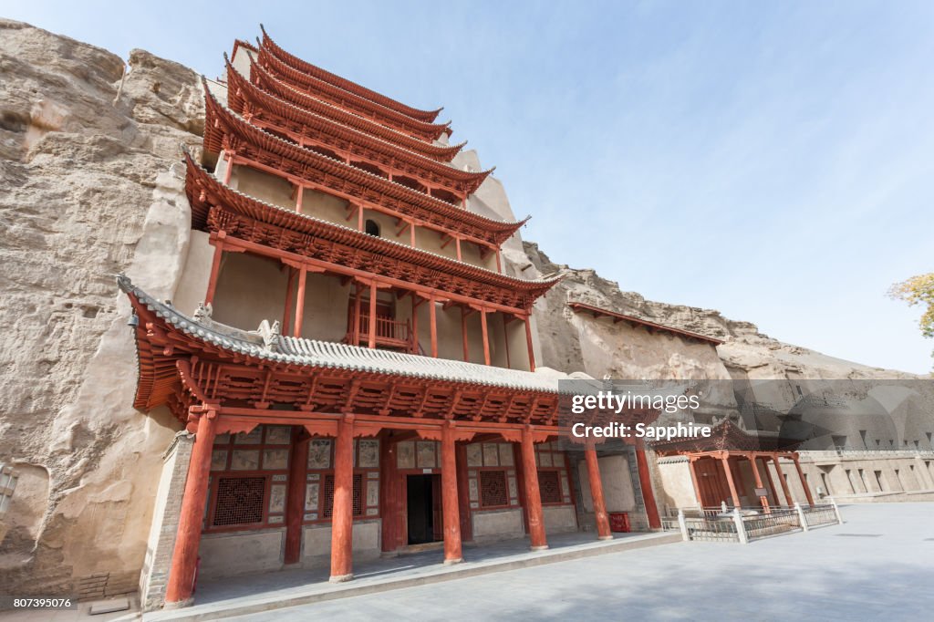 Mogao Grottoes in Dunhuang, Gansu Province, China