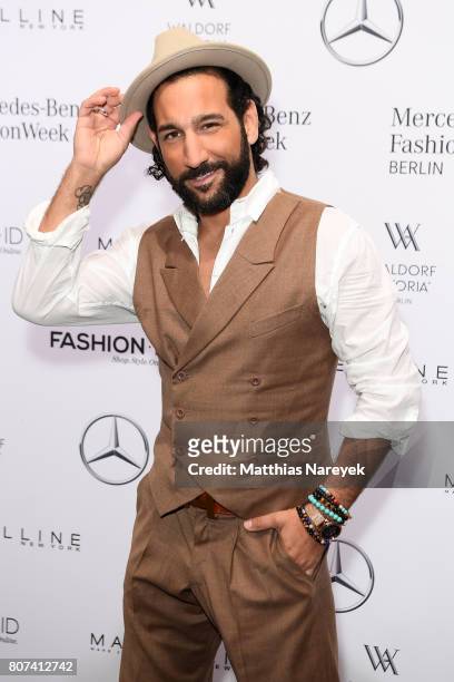 Massimo Sinato attends the Ewa Herzog show during the Mercedes-Benz Fashion Week Berlin Spring/Summer 2018 at Kaufhaus Jandorf on July 4, 2017 in...