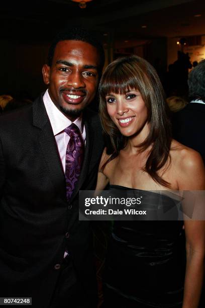 Bill Bellamy and wife attend the Cool Comedy-Hot Cuisine Benefit for the Scleroderma Research Foundation at the Four Season's Beverly Wilshire Hotel...