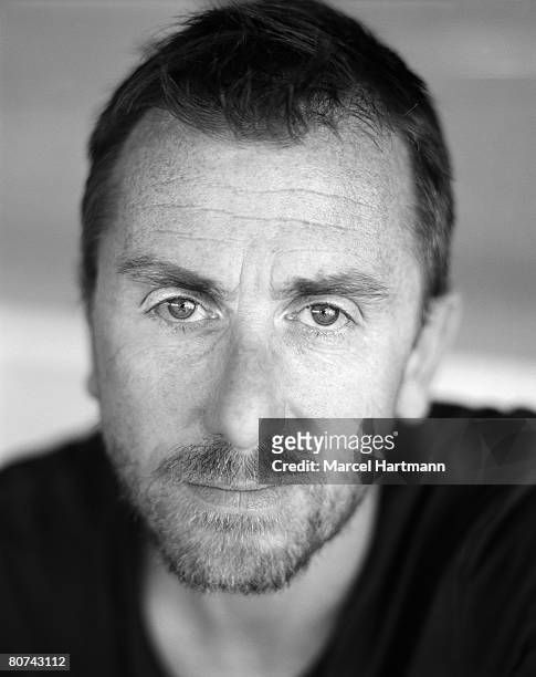 Actor Tim Roth poses for a portrait shoot for Optimum magazine in Cannes on May 22, 2005.