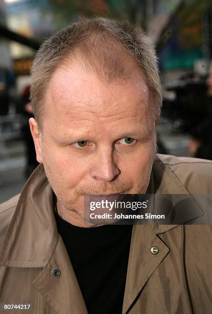 German singer Herbert Groenemeyer attends the Amadeus Austrian Music Award 2008 on April 18, 2008 in Vienna, Austria.