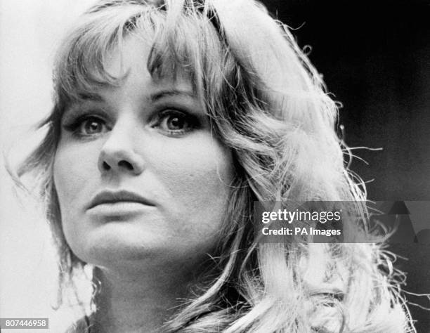 Actress Jennie Linden in her role as Ursula Brangwen, whilst filming in Sherwood Forest, Nottinghamshire, the new film version of D.H. Lawrence's...