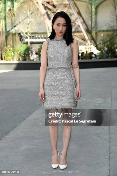 Zhou Xun attends the Chanel Haute Couture Fall/Winter 2017-2018 show as part of Haute Couture Paris Fashion Week on July 4, 2017 in Paris, France.