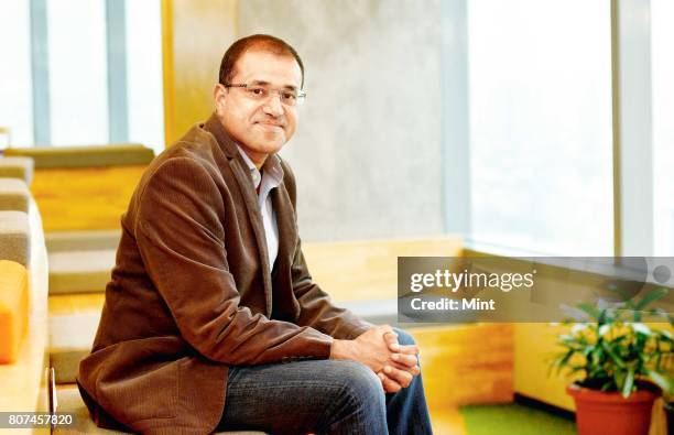 Amit Jain, President of UBER India, photographed during an interview with Mint.