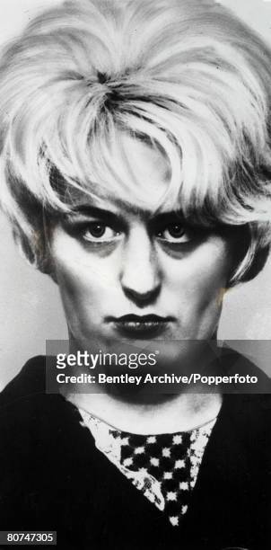 Circa 1966, Police photo-fit of Moors Murderer Myra Hindley who along with accomplice Ian Brady were found guilty of murdering three children