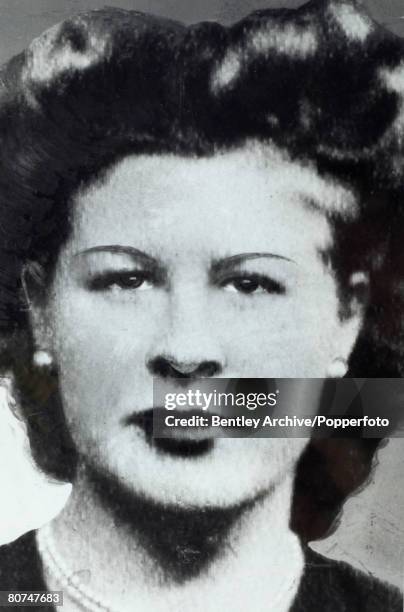 Crime, London, England The Christie Murder case, Portrait of Rita Nelson, a murder victim of John Reginald Halliday Christie, Christie later went on...