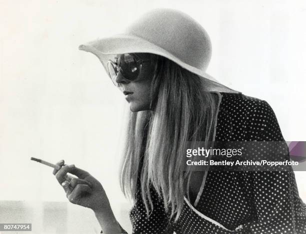 Music, Personalities, pic: July 1969, Anna Wohlin who was the girlfriend of Brian Jones of the Rolling Stones group, at the time of his death, when...