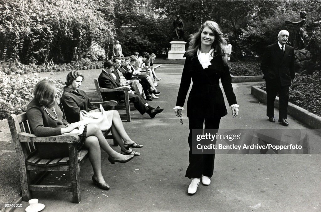 Personalities pic: 20th September 1966. Brigitte Bardot's sister Mijanou Bardot pictured in London.