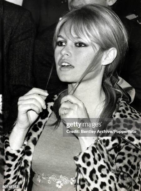 Cinema Personalities, pic: 16th March 1966, French actress Brigitte Bardot, , Brigitte Bardot, first appeared on screen in 1952, married Roger Vadim...