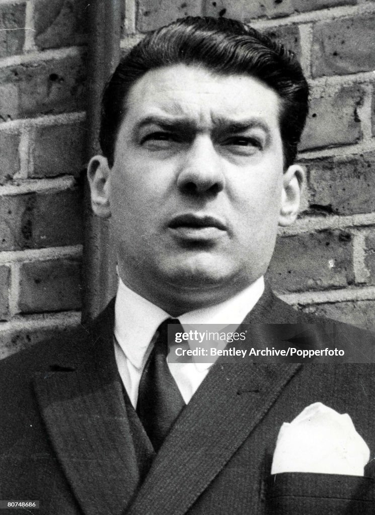January 1969 A portrait of Ronald Kray, aged 34, who with his twin brother Reginald, and elder brother Charles, figure in the case towards their imprisonment at the Old Baily, London.
