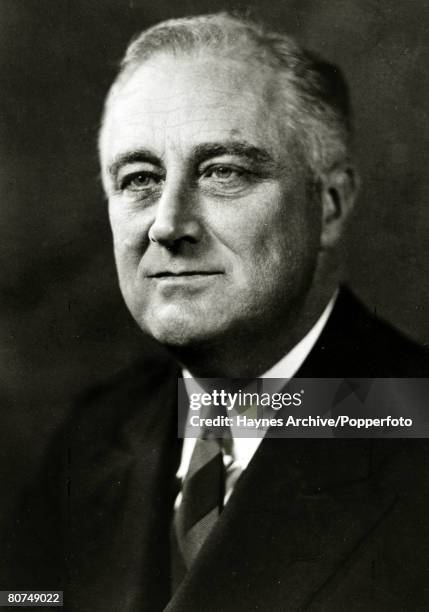 Rousvelt Franklin Roosevelt Portrait Photos and Premium High Res Pictures ...