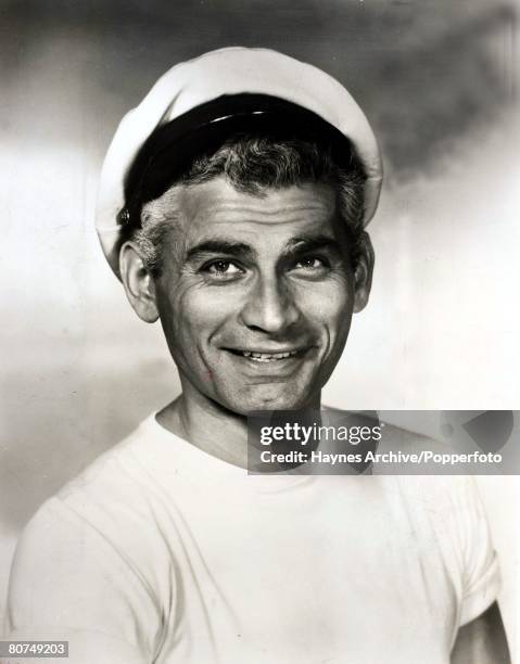 Cinema, American film actor Jeff Chandler pictured in Hollywood, Portrait, 1967