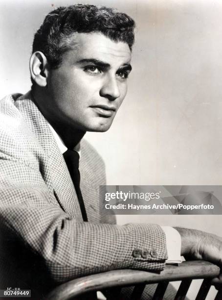 Cinema A portrait of the American film actor Jeff Chandler