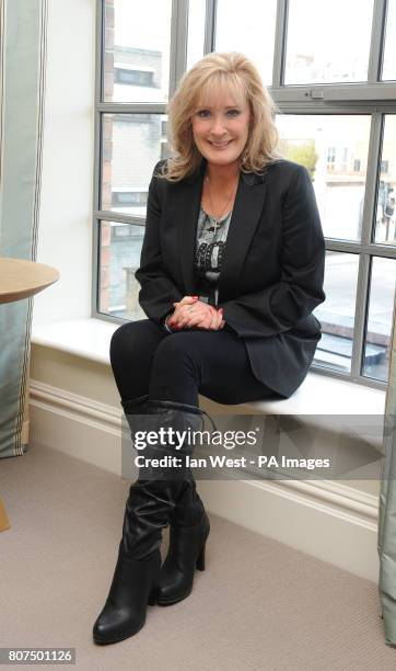 Beverley Callard launches her autobiography Unbroken at the Soho Hotel in London.