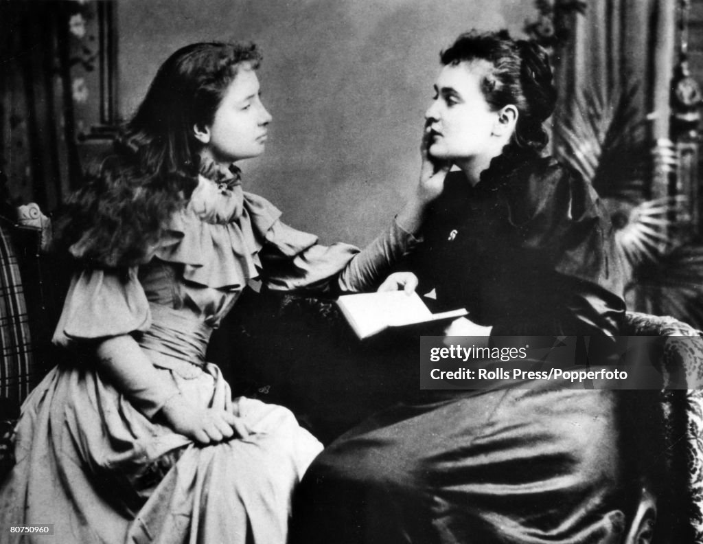 Helen Keller and Anne Sullivan