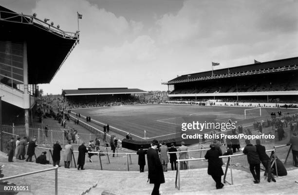 May 1966, Arsenal F,C, A general view of Highbury Stadium home of the "Gunners"