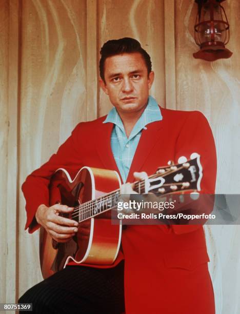 Personalities American Country and Western singer Johnny Cash