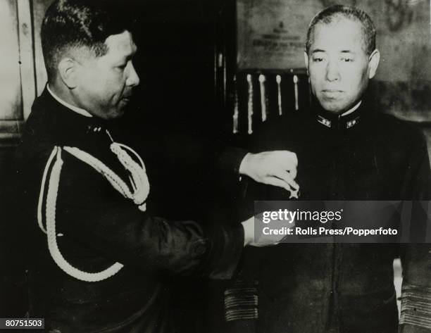 Admiral Isoroku Yamamoto. Appointed commander of the Combined