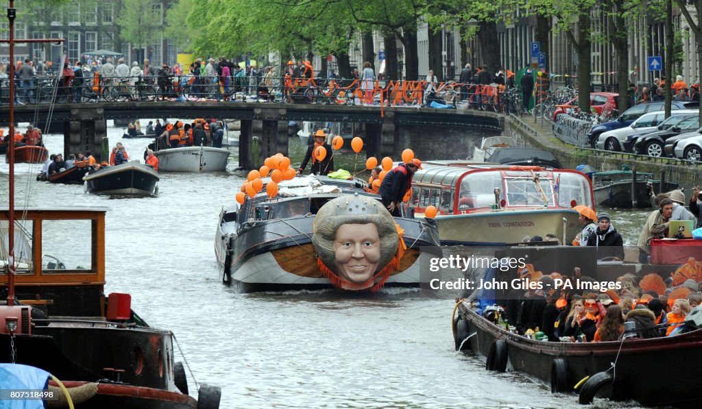 Queensday in Amsterdam