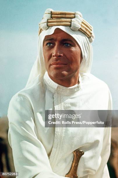 Cinema Personalities, pic: 1968, Actor Peter O'Toole as Lawrence of Arabia