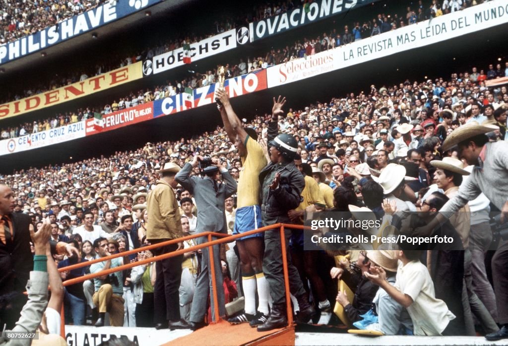 World Cup Final 1970, Mexico City, Mexico, 21st June Brazil 4 v Italy