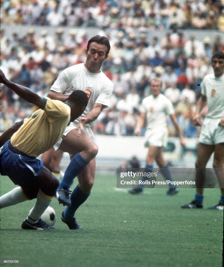 Brazil v Czechoslovakia At 1970 FIFA World Cup