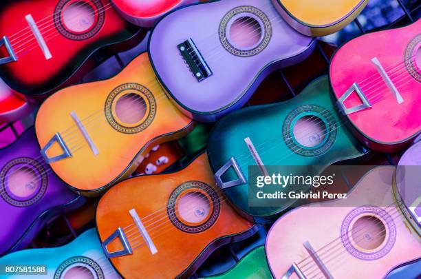 spanish guitars from mexico - mexican culture stock pictures, royalty-free photos & images