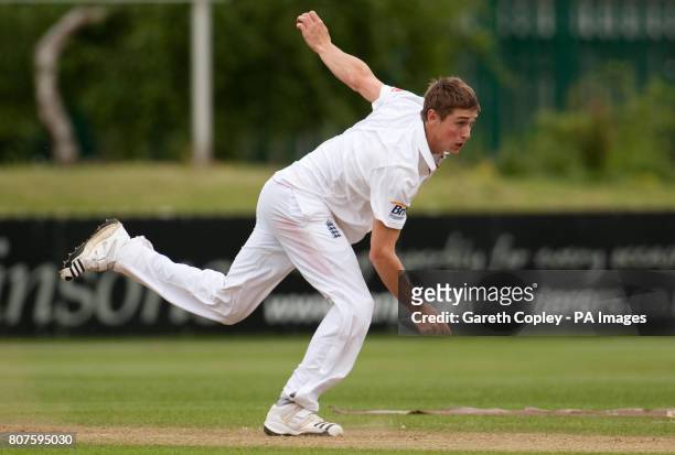England Lions's Chris Woakes during the Tour Match at the County Ground, Derby.
