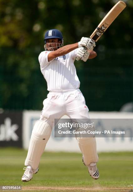 England Lions' Ravi Bopara bats during the Tour Match at the County Ground, Derby.