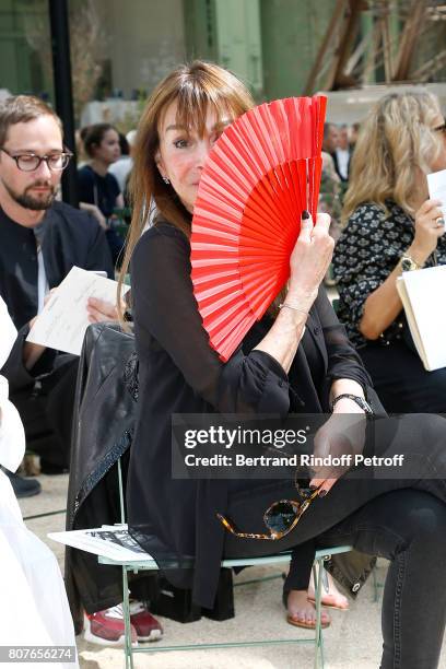 Babeth Djian attends the Chanel Haute Couture Fall/Winter 2017-2018 show as part of Haute Couture Paris Fashion Week on July 4, 2017 in Paris, France.