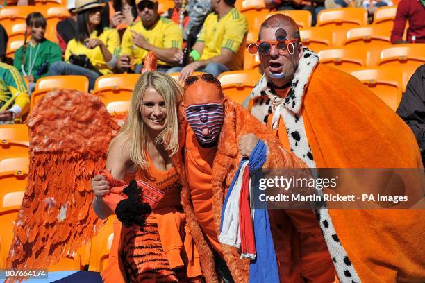 Netherlands fans in the stands