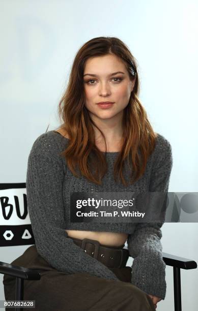 Sophie Cookson poses for a photo after speaking about the new Netflix show 'Gypsy' at BUILD LDN at AOL London on July 4, 2017 in London, England.