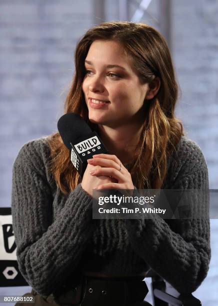 Sophie Cookson speaks about the new Netflix show 'Gypsy' at BUILD LDN at AOL London on July 4, 2017 in London, England.