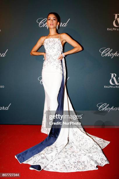 Zendaya attends Ralph and Russo after party in Paris, France, on July 3, 2017.