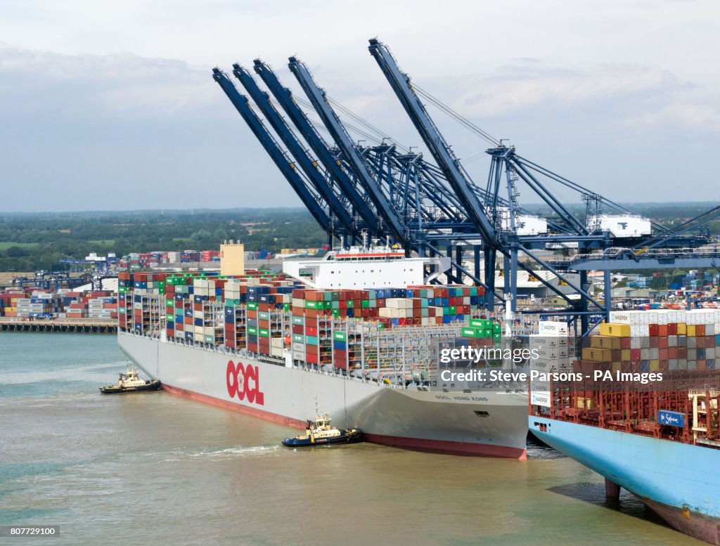 World's largest container ship
