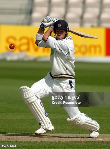 Sean Ervine of Hampshire in action during the Frizzell County Championship Division 1 match between Kent and Hampshire at The St Lawrence in...