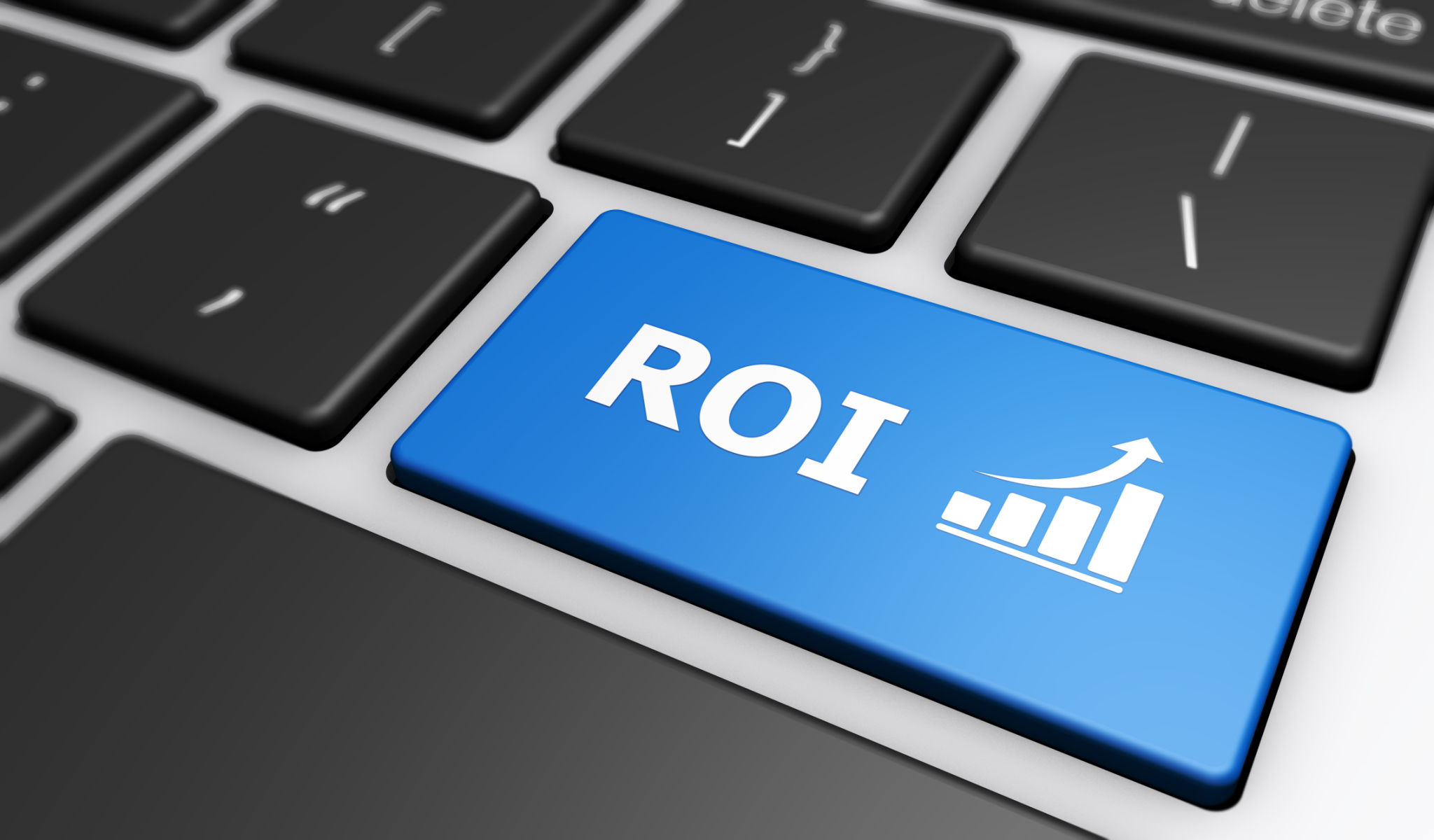 Roi Business Investment Computer Keyboard Roi Business Investment Computer Keyboard