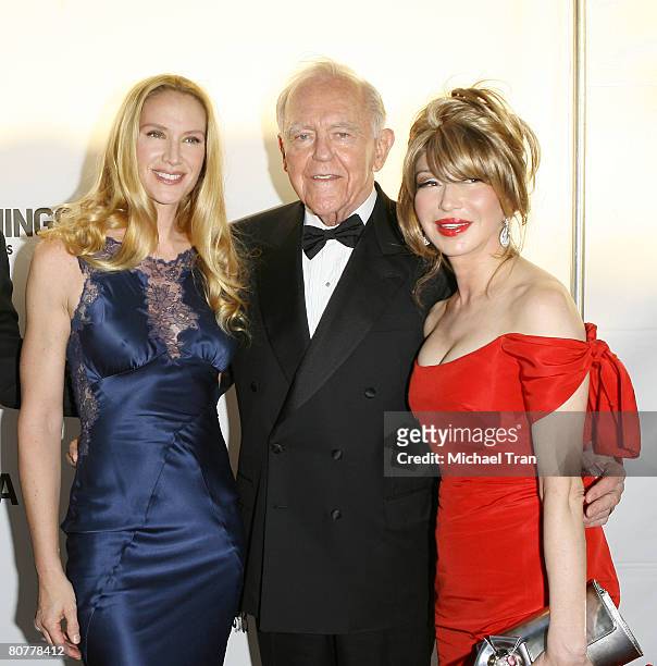 Actress Kelly Lynch, Elizabeth Segerstrom and Henry Segerstrom arrive at the 40th Anniversary Gala honoring Placido Domingo presented by the LA Opera...