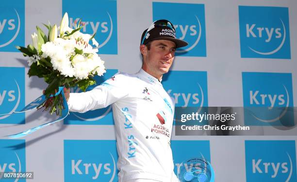 Pierre-Roger Latour of France and team AG2R La Mondiale in the White Jersey following stage four of Le Tour de France 2017 on July 4, 2017 in Vittel,...