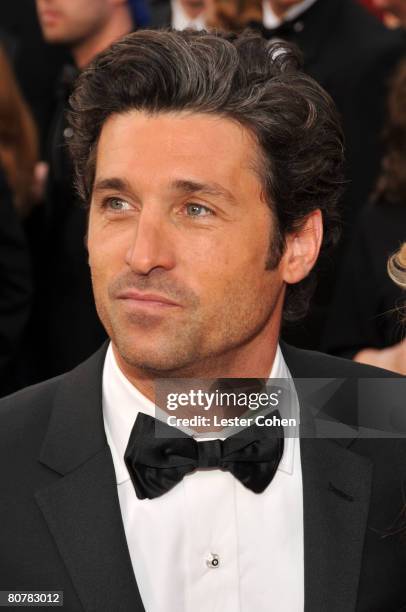 Actor Patrick Dempsey attends the 80th Annual Academy Awards at the Kodak Theatre on February 24, 2008 in Los Angeles, California.