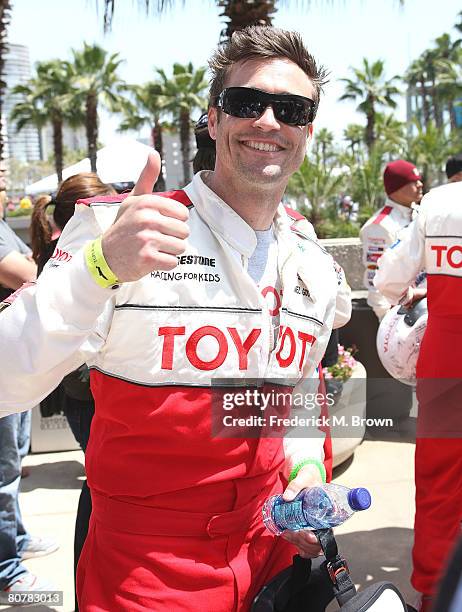 Actor Daniel Goddard attends the Toyota Grand Prix of Long Beach 32 Annual Pro/Celebrity Race on April 19, 2008 in Long Beach, California.