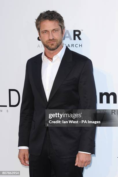 Gerard Butler arriving for the amfAR Cinema Against AIDS 2010 fundraiser at the Hotel Du Cap, Eden Roc, Cap D'Antibes during the Cannes Film Festival