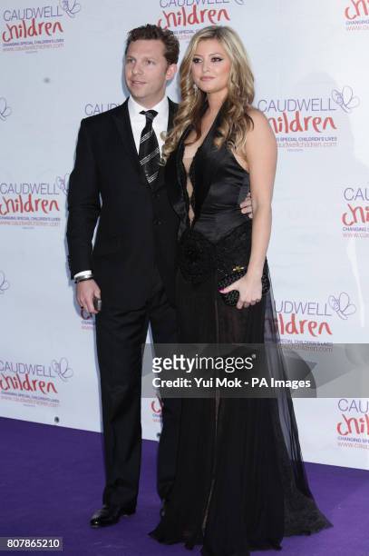 Holly Valance and boyfriend Nick Candy arriving at The Caudwell Children Butterfly Ball at Battersea Evolution in south London.