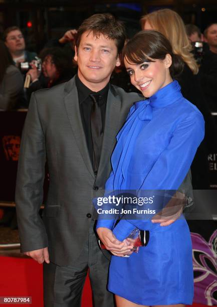 Sid Owen and guest attends the British Academy Television Awards 2008 held at The Palladium Theatre on April 20, 2008 in London, England.