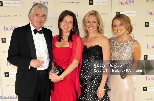 Christopher Payne from the Antiques Roadshow, Breast Cancer Haven founder Sara Davenport, BBC news presenter Sophie Raworth and Breast Cancer Haven...