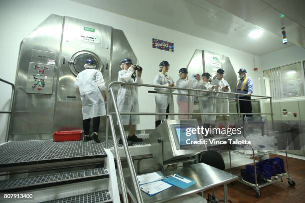 Interior of the Nestle candy factory in Toronto, where they produce Kit Kat, Smarties, etc.