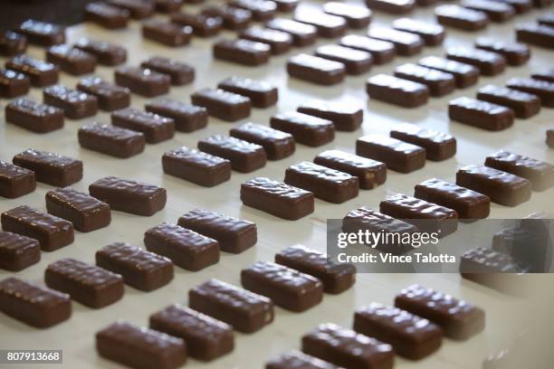 Interior of the Nestle candy factory in Toronto, where they produce Kit Kat, Smarties, etc.