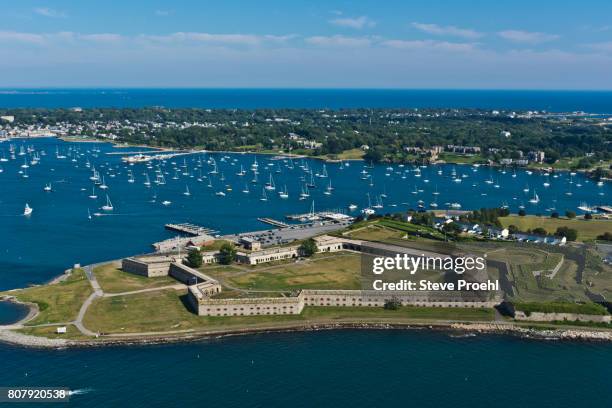 fort adams state park - fort adams park stock-fotos und bilder
