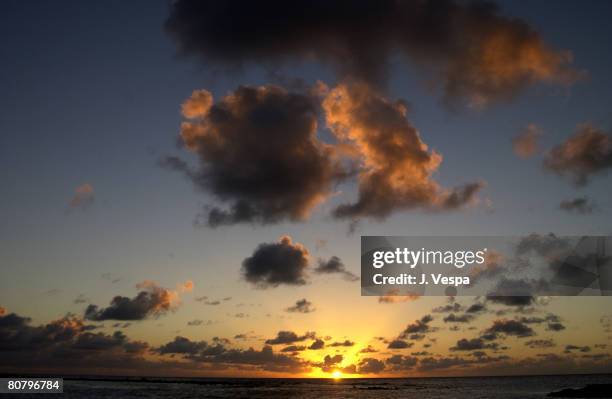 Sunset over Mustique