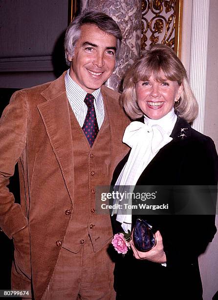 Doris Day and husband Barry Comden at the Pierre Hotel